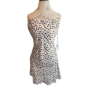 Lola Grace animal print slip dress - mini, spotted size M